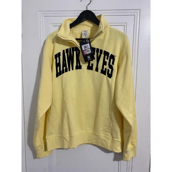 NWT Iowa Hawkeyes 1/4-Zip Sweatshirt Size M - Picture 3 of 8